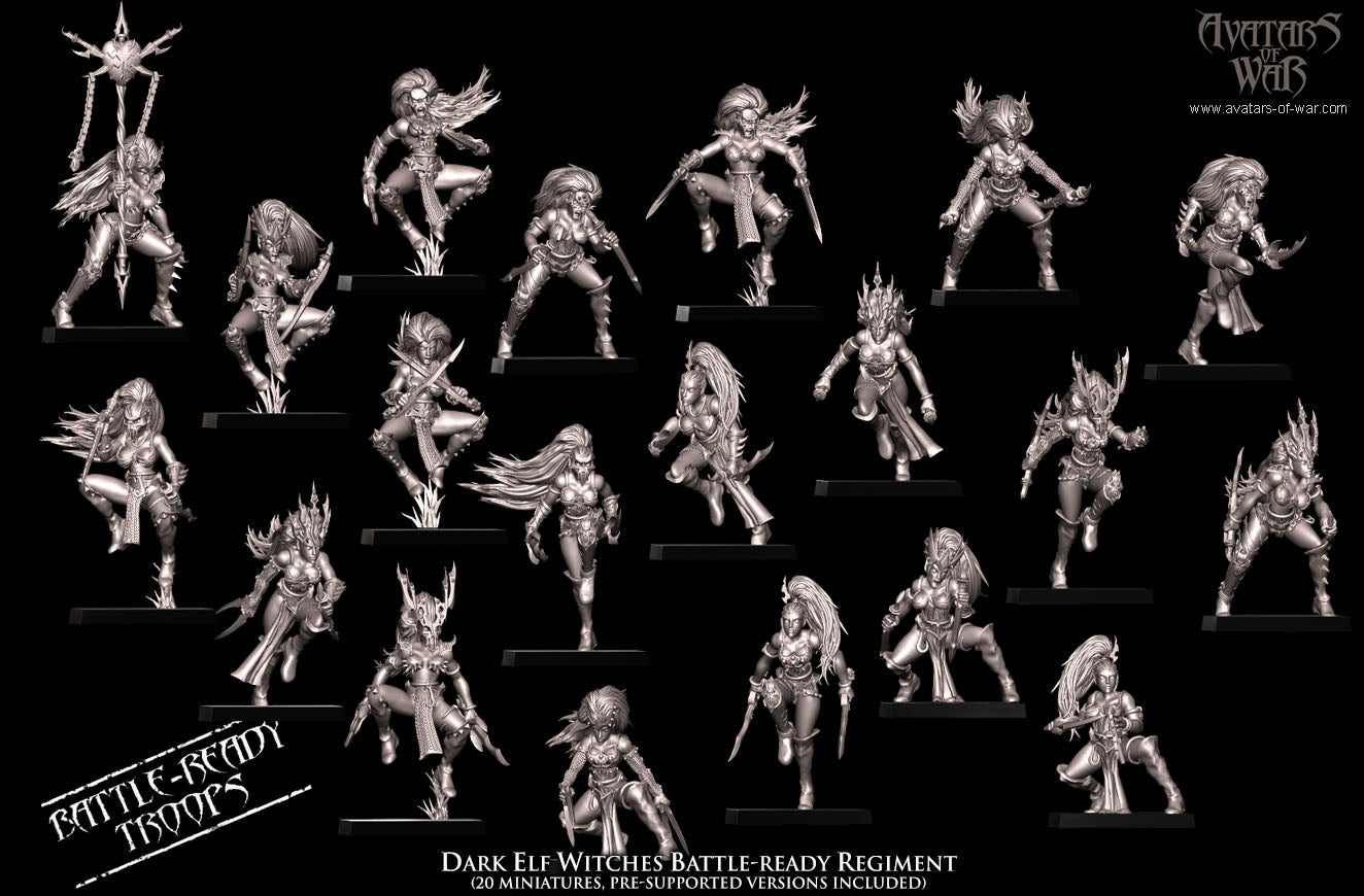 Dark Elf Witches Regiment