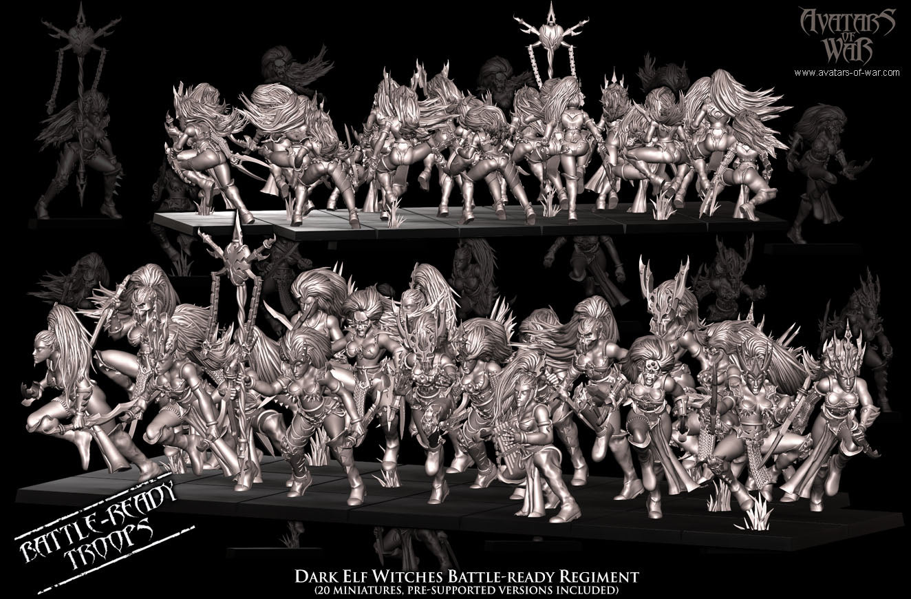 Dark Elf Witches Regiment