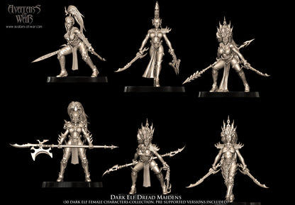 Dark Elf Dread Maidens Regiment