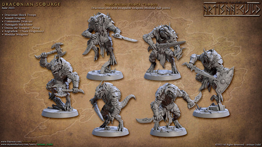 Draconian Shock Troops (6x warriors)