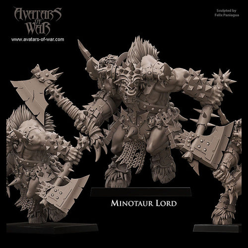 Minotaur Lord with Two Axes