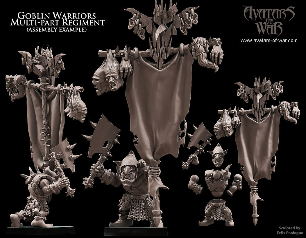 Goblin Warriors Multi-Part Regiment