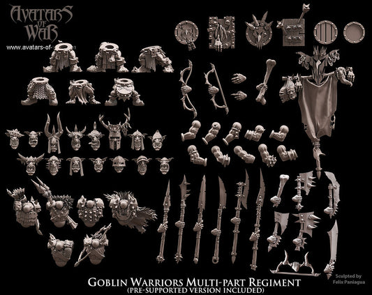 Goblin Warriors Multi-Part Regiment
