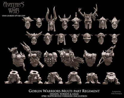 Goblin Warriors Multi-Part Regiment