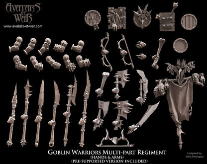 Goblin Warriors Multi-Part Regiment