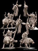 Gorvash Eye-Snippa's Banner Bearer, Goblin Standard-Bearer on Wolf
