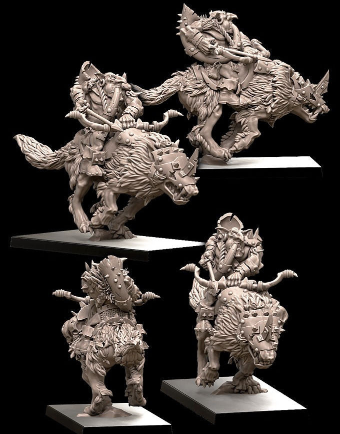 Gorvash Eye-Snippa's Musician, Goblin Musician on Wolf