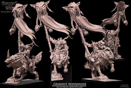 Graksnit Mawbanner, Goblin Battle Standard Bearer