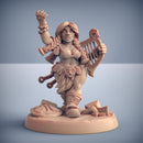 Gudrun the Skald with scenic base
