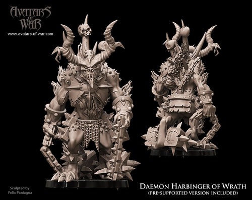 Daemon Harbinger of Wrath with Flails