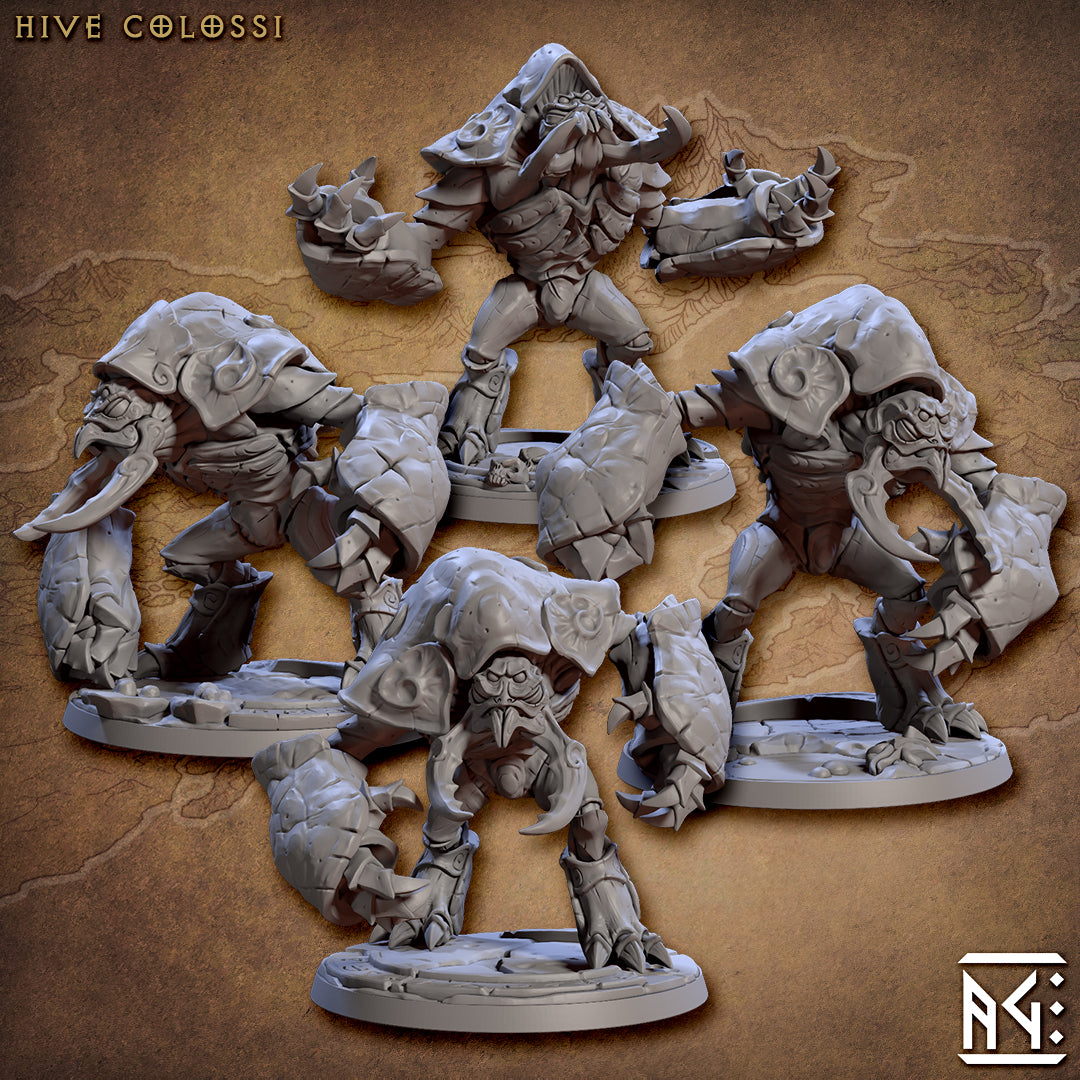 Hive Colossi (4x warriors)