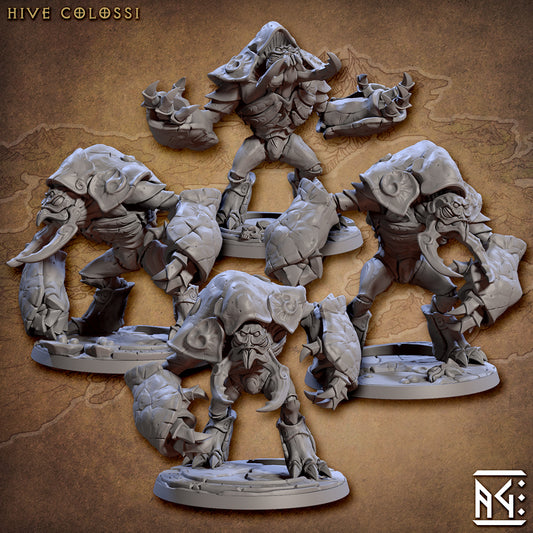 Hive Colossi (4x warriors)