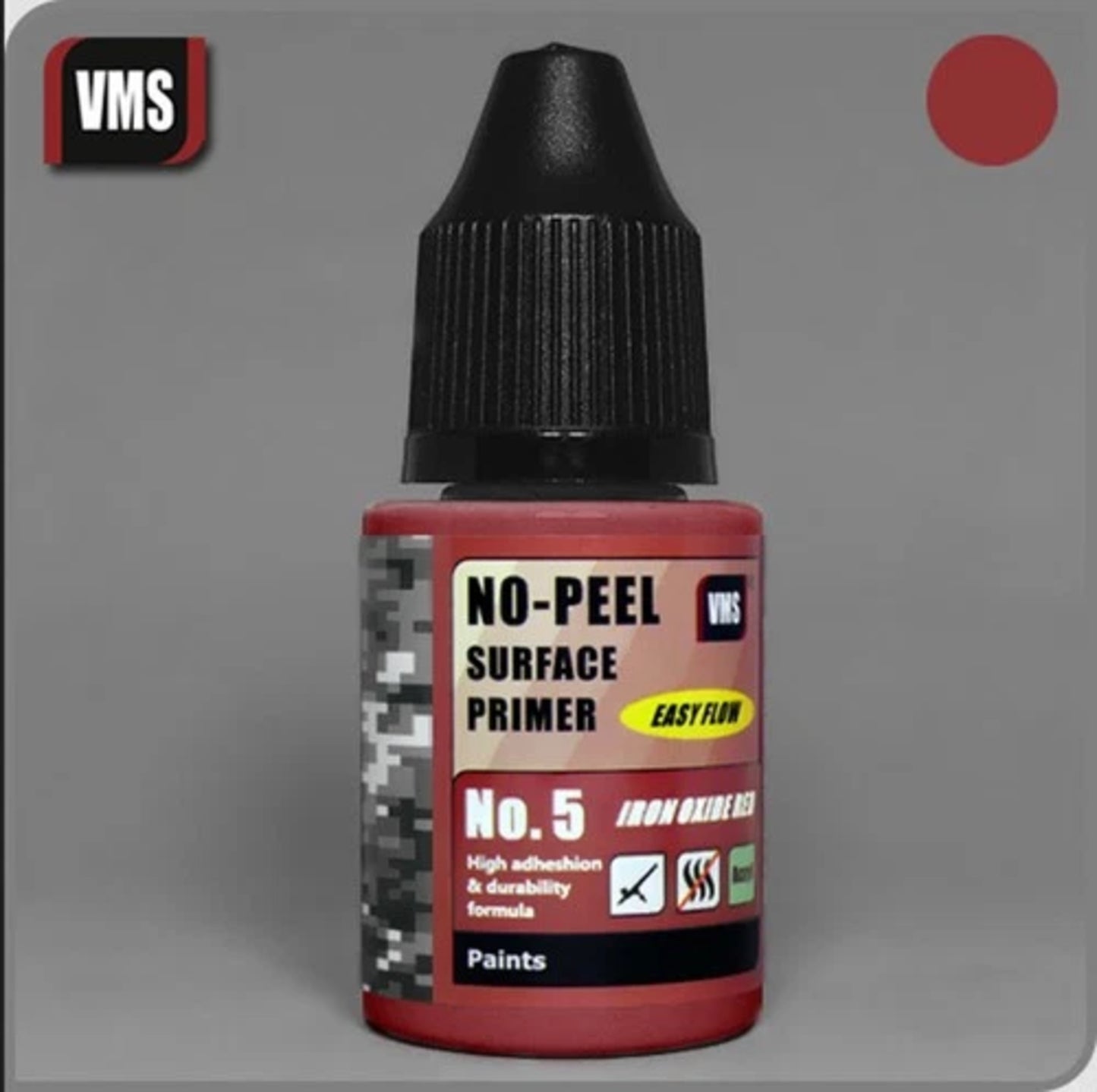 VMS No-Peel Primer Iron Oxide Red (30ml)