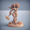 Lenna the Dragonpeak Barbarians Beauty [Pin Up] with scenic base