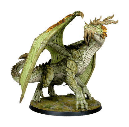 Feythornaax the Elder Forest Dragon with scenic base