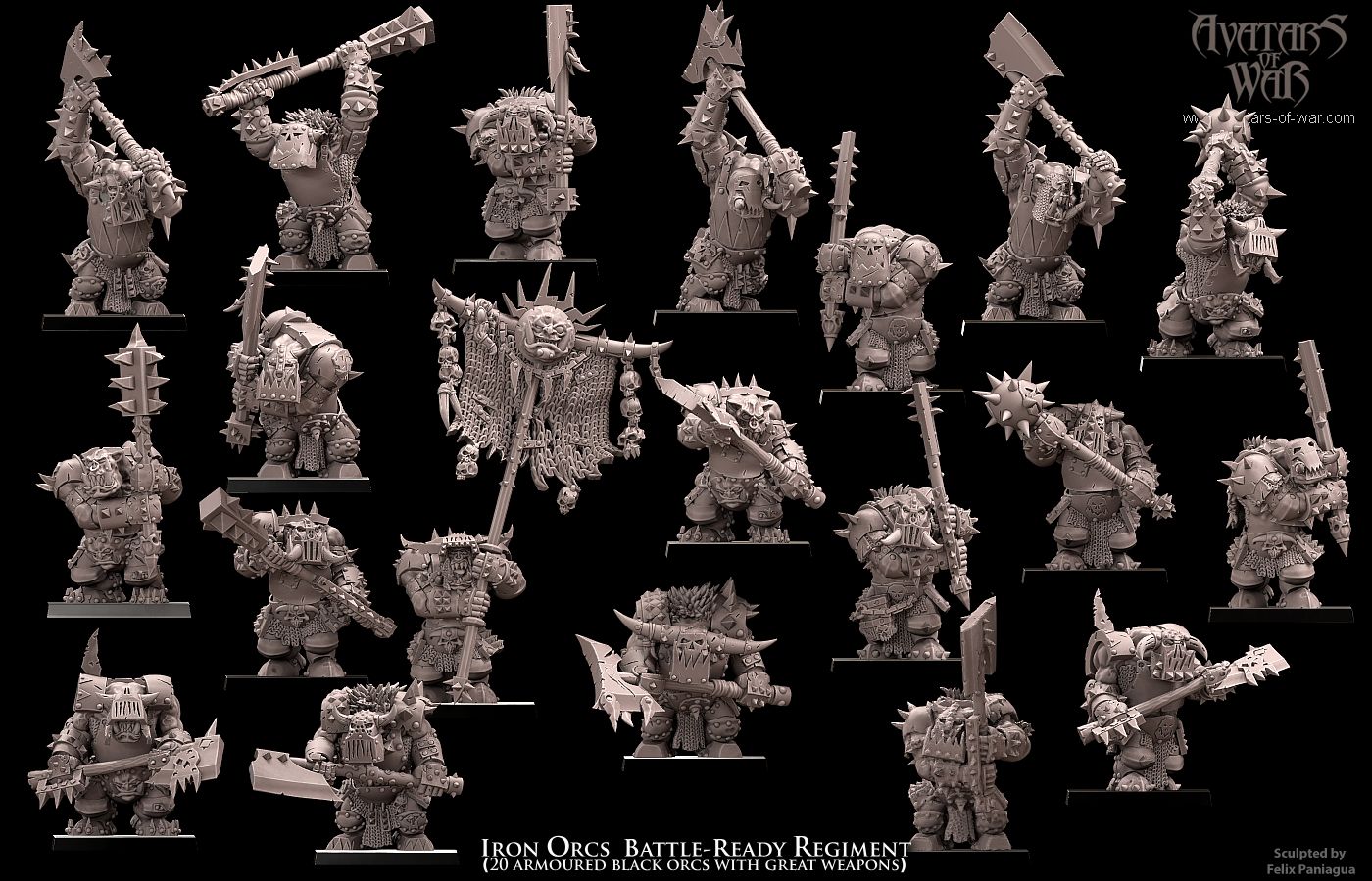 Great Weapon Black Orc Regiment