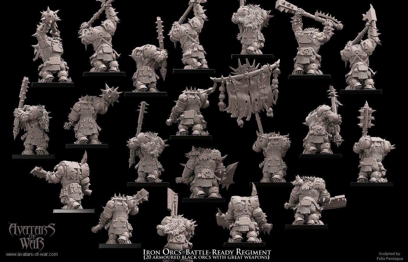 Great Weapon Black Orc Regiment