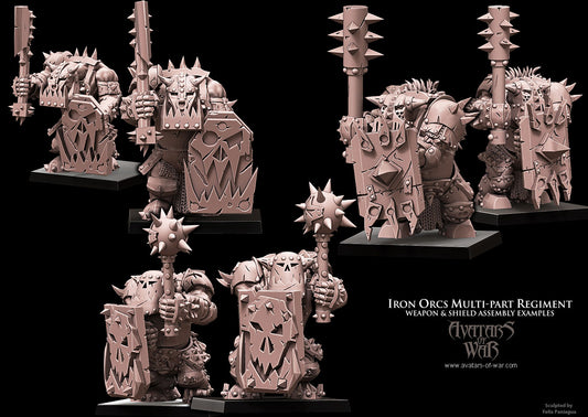 Shieldwall Black Orc Multi-Part Regiment