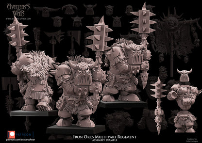 Great Weapon Black Orc Multi-Part Regiment