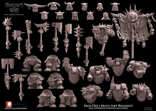 Great Weapon Black Orc Multi-Part Regiment