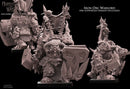 Black Orc Warlord with Axe and Shield
