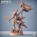 Aurora Darkember the Mezzalfiend Archer Beauty with scenic base
