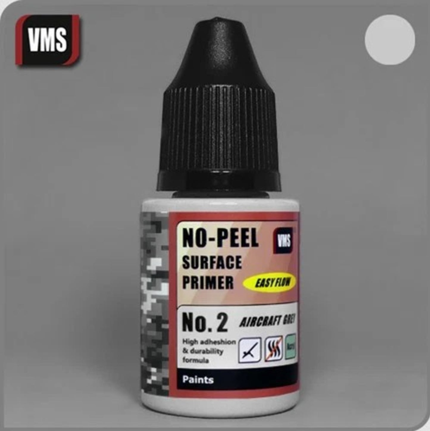 VMS No-Peel Primer Aircraft Grey (30ml)