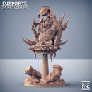 King Sgrakkor III with scenic base