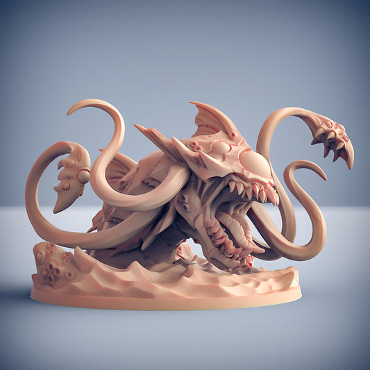 Kurkalla the Tide-Tyrant with scenic base