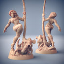 Lara the Dancer and Scourgy [Pin Up] with scenic base