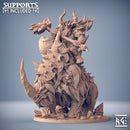 Gothrak Doomfist on Armoured Frosthorn with scenic base