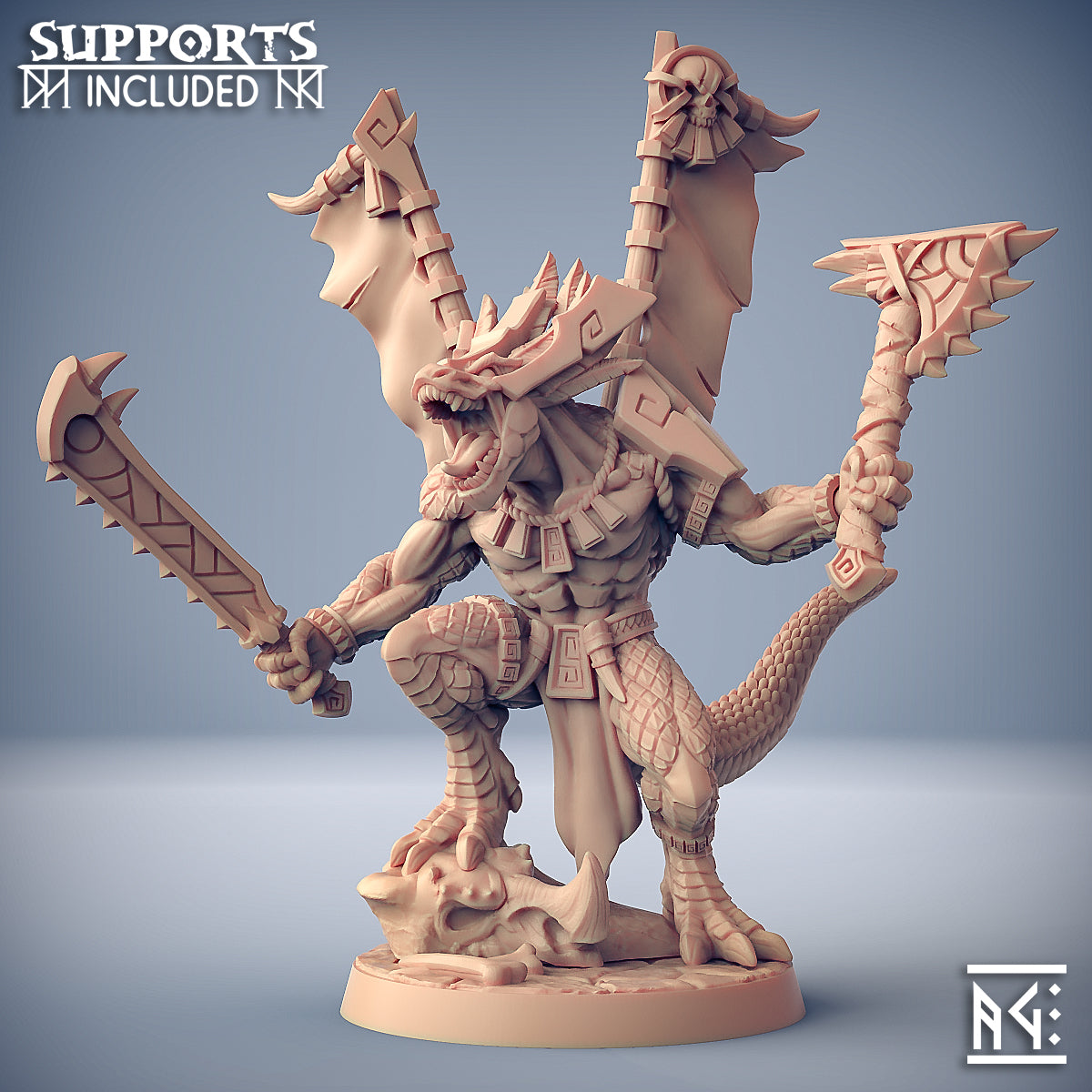 Xol'Toa the Goldmaw Prince with scenic base