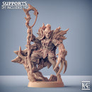 Uldar the Shapeshifter with Staff with scenic base