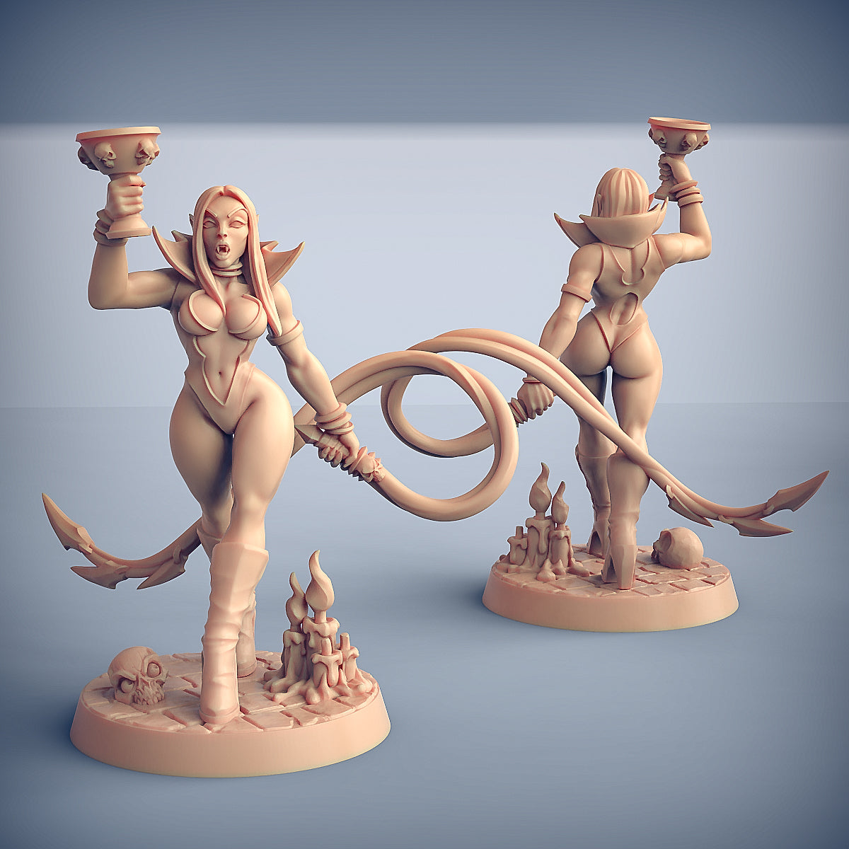 Maligna the Vampire Beauty with scenic base