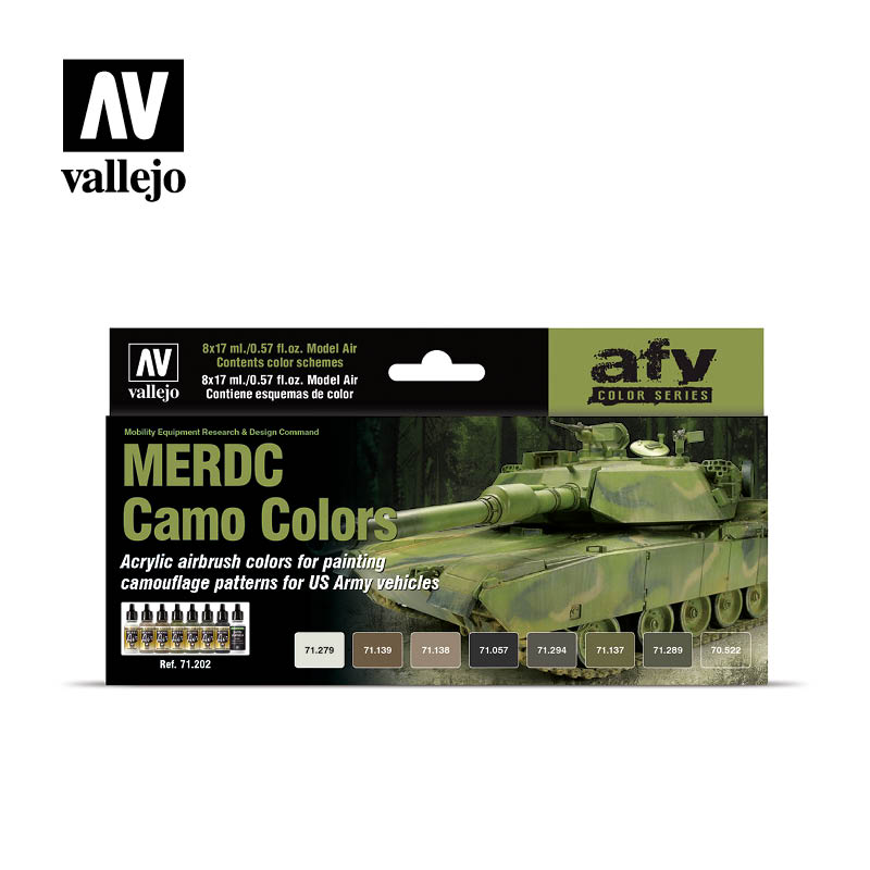 Vallejo Model Air MERDC Camouflage Set