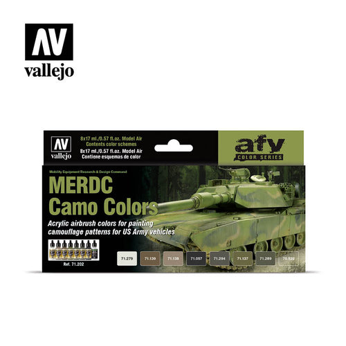 Vallejo Model Air MERDC Camouflage Set