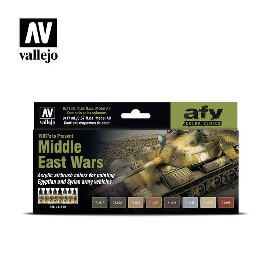 Vallejo Model Air Middle East Wars (1967-now) Set