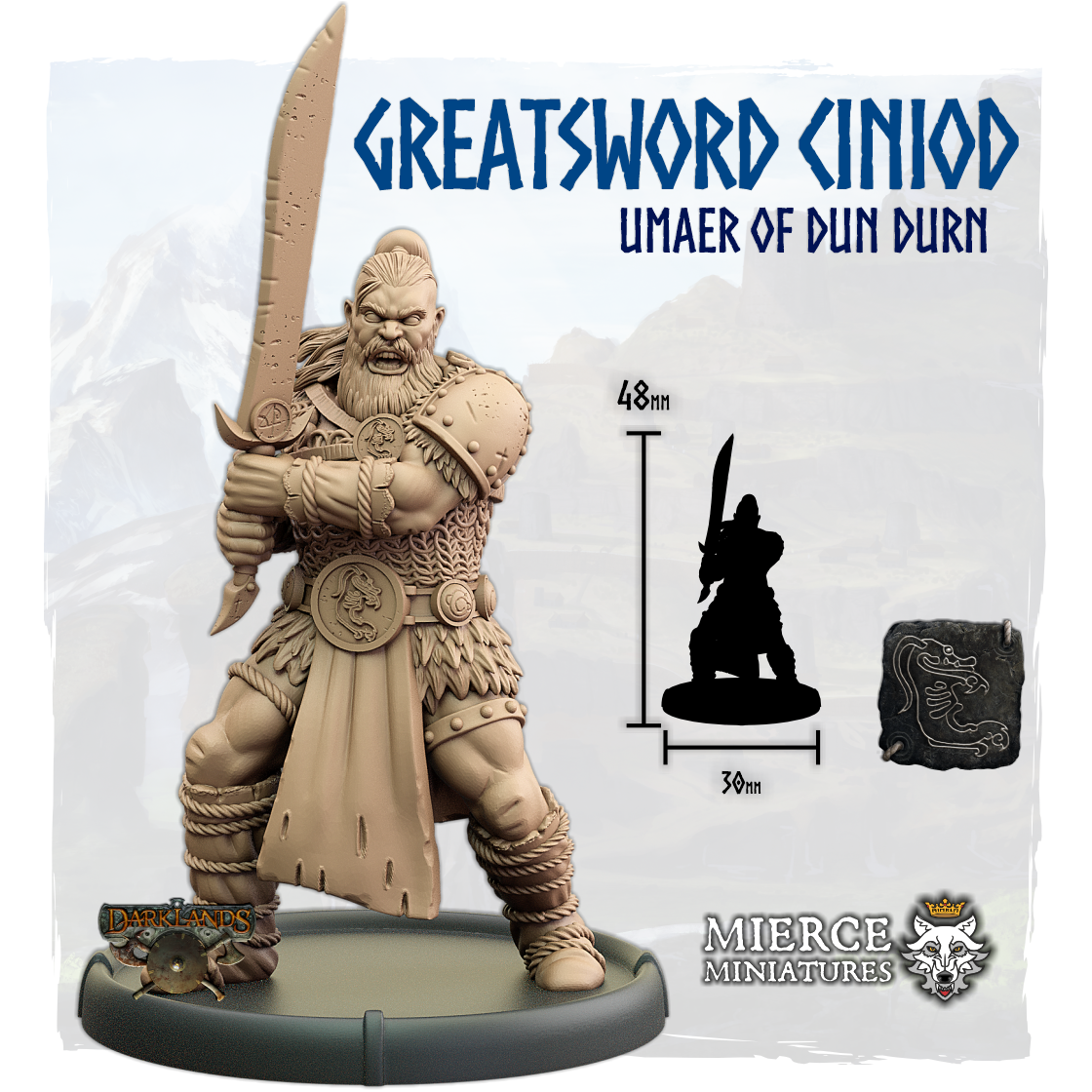 Greatsword Ciniod, Umaer of Dun Durn on Foot