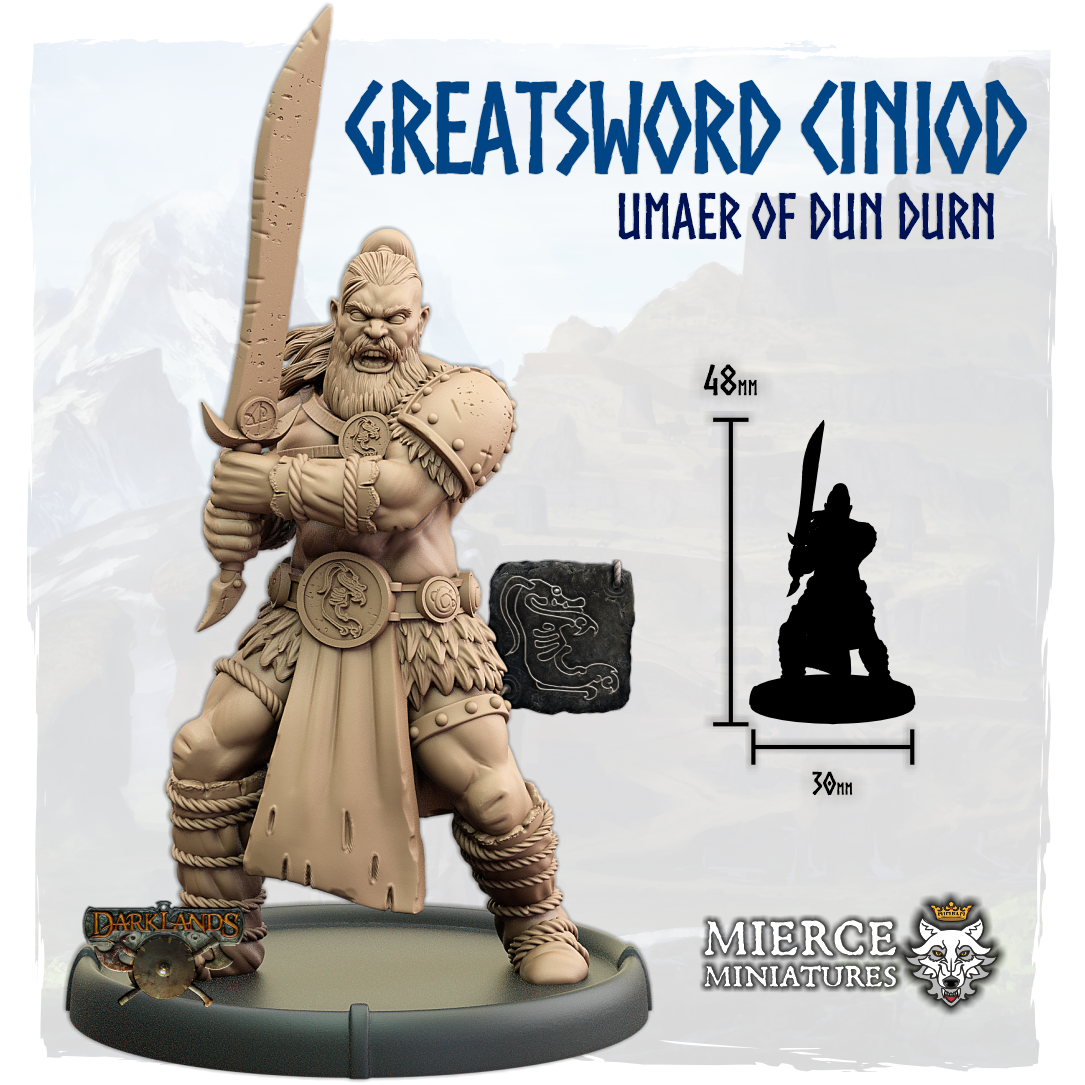 Greatsword Ciniod, Umaer of Dun Durn on Foot