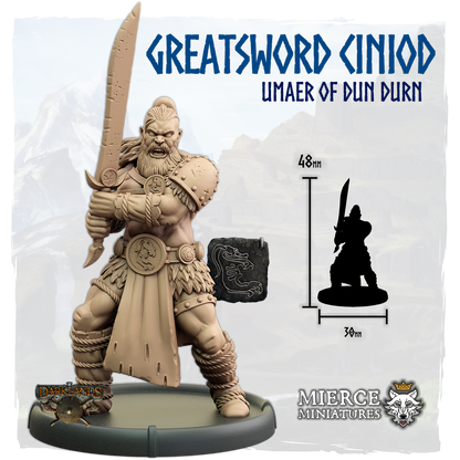 Greatsword Ciniod, Umaer of Dun Durn on Foot