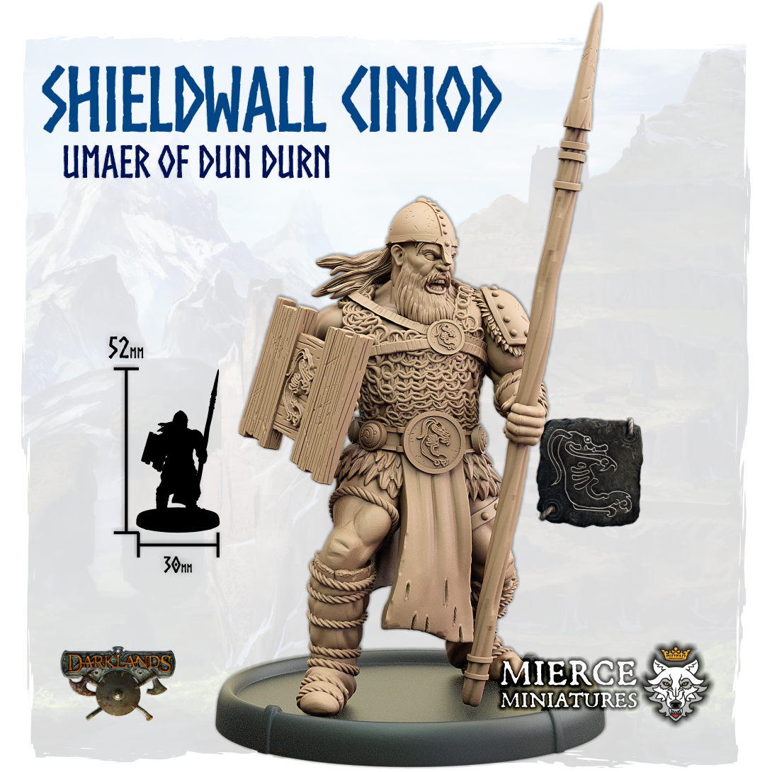 Shieldwall Ciniod, Umaer of Dun Durn on Foot