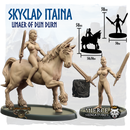 Skyclad Itaina, Umaer of Dun Durn on Foot and on Pony