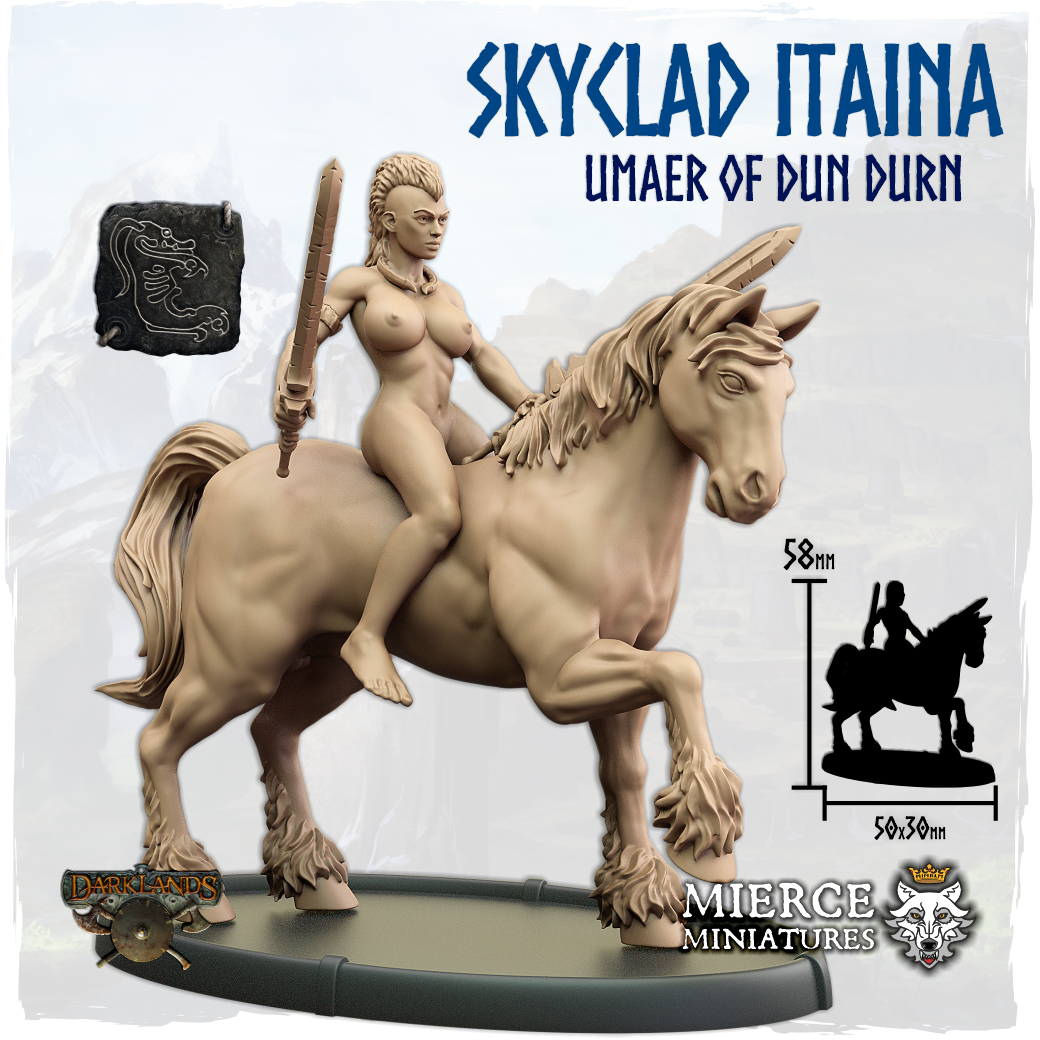 Skyclad Itaina, Umaer of Dun Durn on Pony
