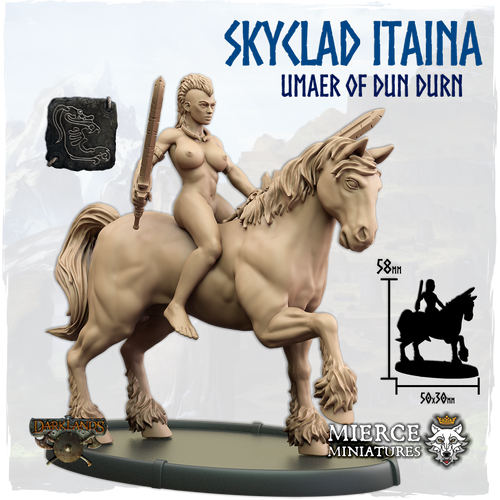Skyclad Itaina, Umaer of Dun Durn on Pony