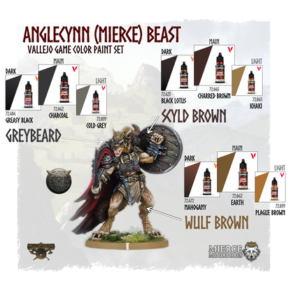 Anglecynn (Mierce) Paint Set (Vallejo Game Color)