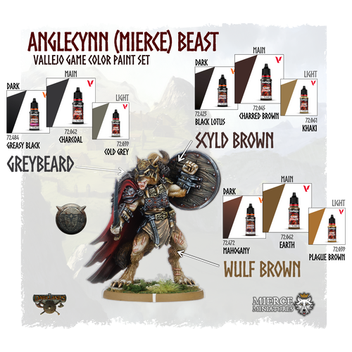 Anglecynn (Mierce) Beast Paint Set (Vallejo Game Color)