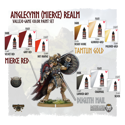 Anglecynn (Mierce) Paint Set (Vallejo Game Color)
