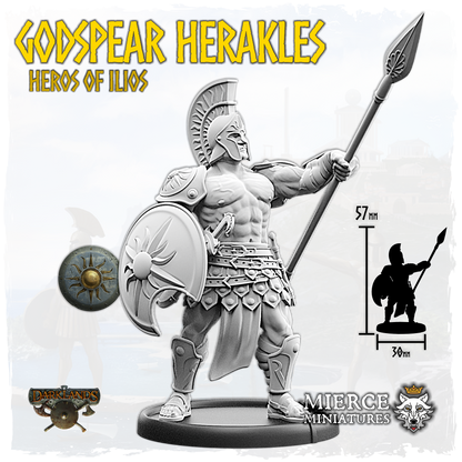 Godspear Herakles, Heros of Ilios on Foot