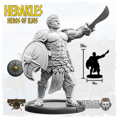 Herakles, Heros of Ilios on Foot