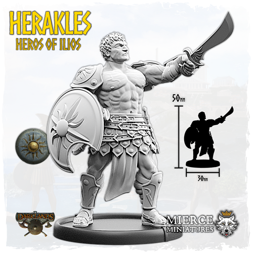 Herakles, Heros of Ilios on Foot